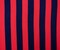 Red-Blue Rayon Stripe Printed Challis Woven Fabric By the Yard